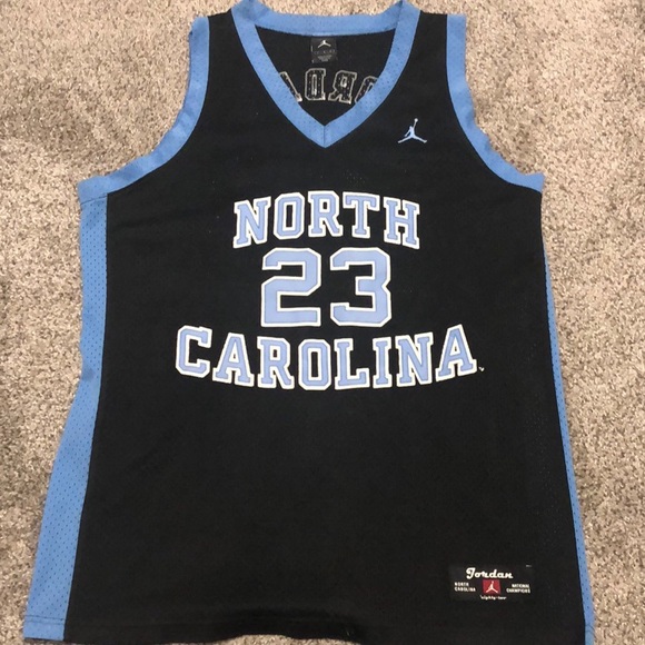 jordan unc jersey blue